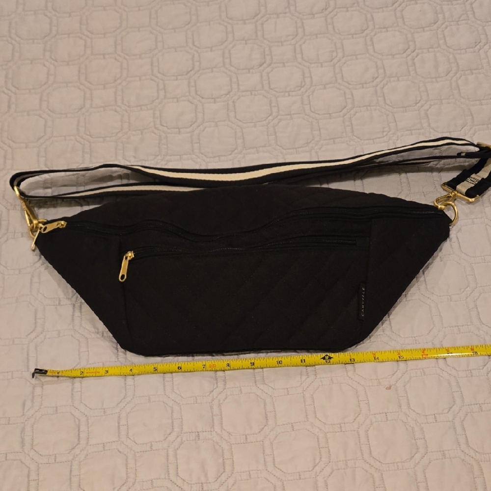 Black Quilted Women's Bag